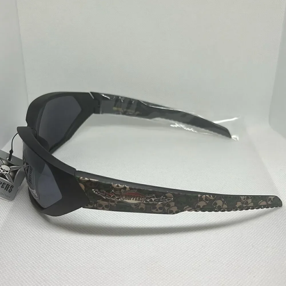 Choppers Skull Camo Biker Sunglasses